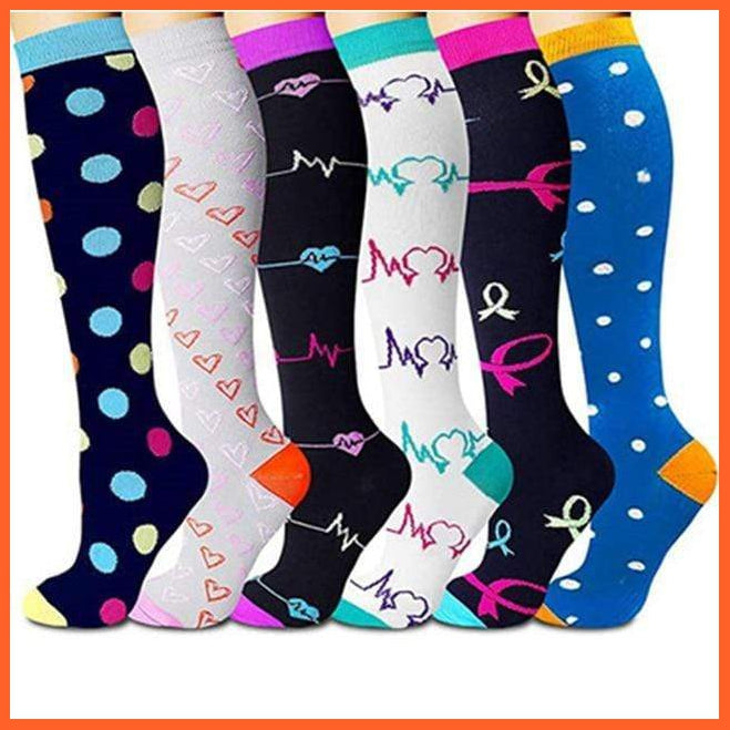 Medium Compression Socks For Women Men | Over Knee Compress Socks | Outdoor Sports Calf Socks | whatagift.com.au.