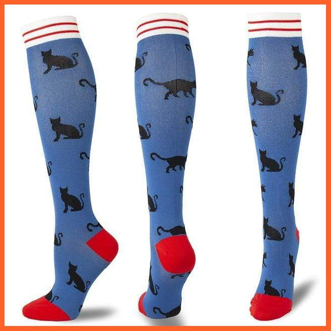 Medium Compression Socks For Women Men | Over Knee Compress Socks | Outdoor Sports Calf Socks | whatagift.com.au.