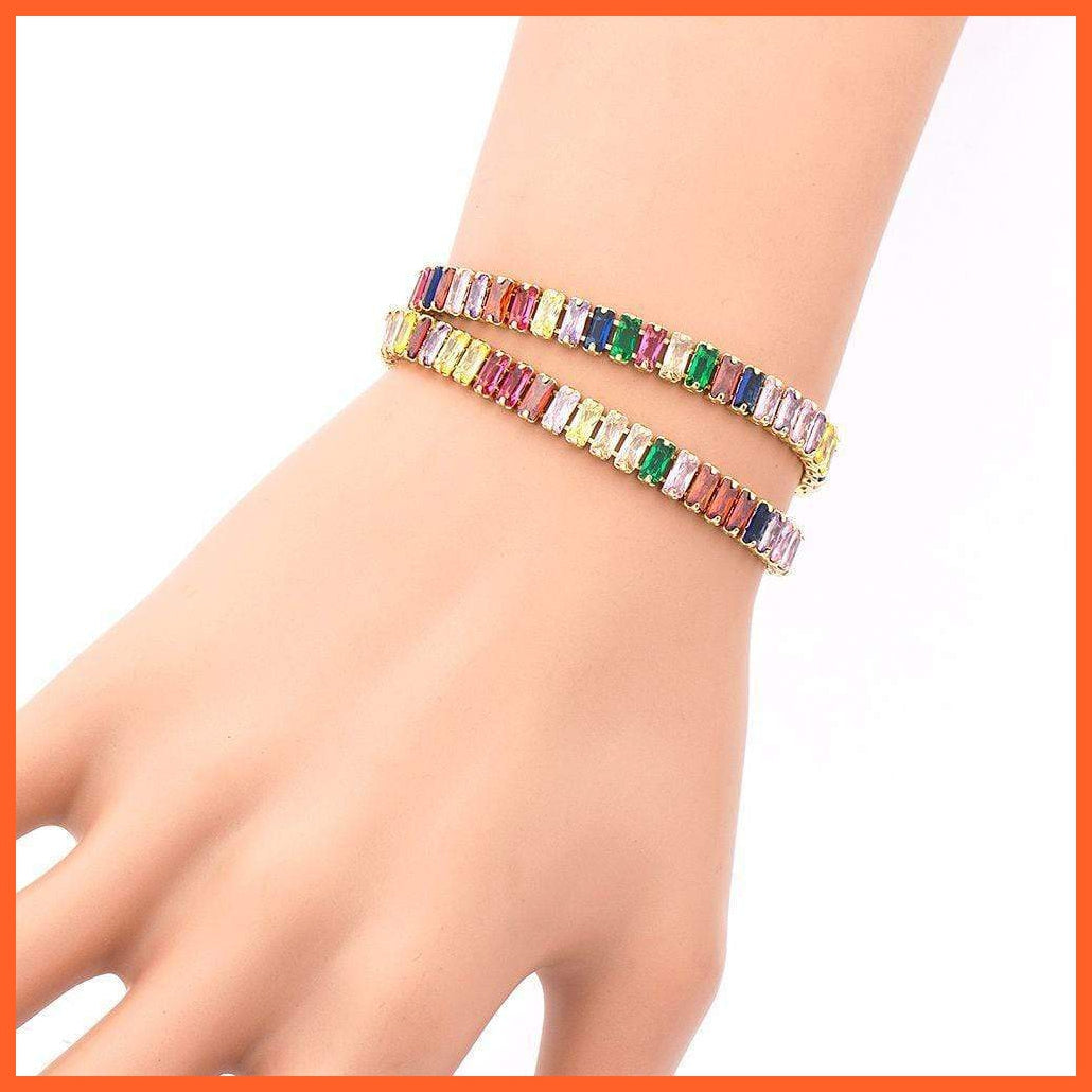 Copper Cubic Double Layer Bracelet | whatagift.com.au.