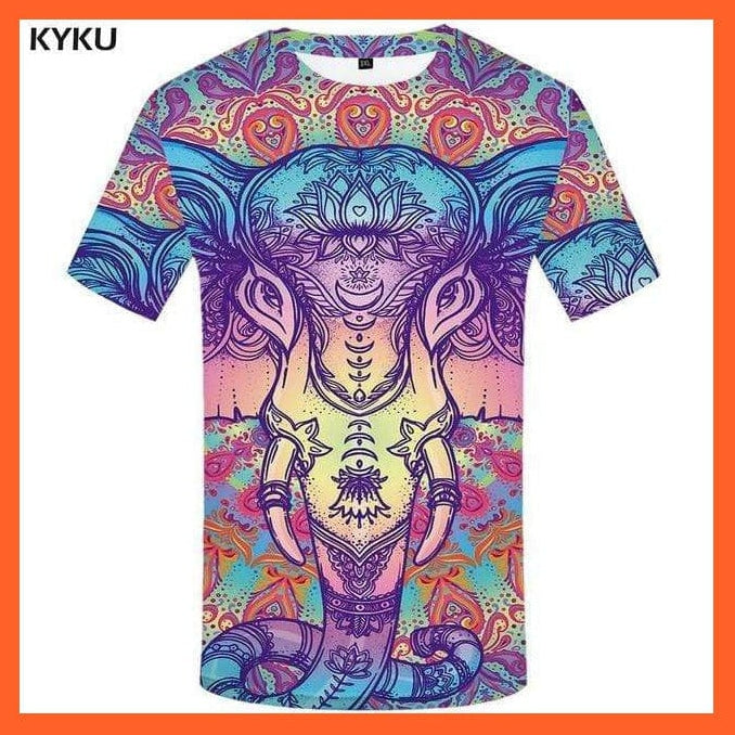whatagift.com.au Copy of Men Black And White Skull T-Shirt - Gothic 3D Print T Shirt