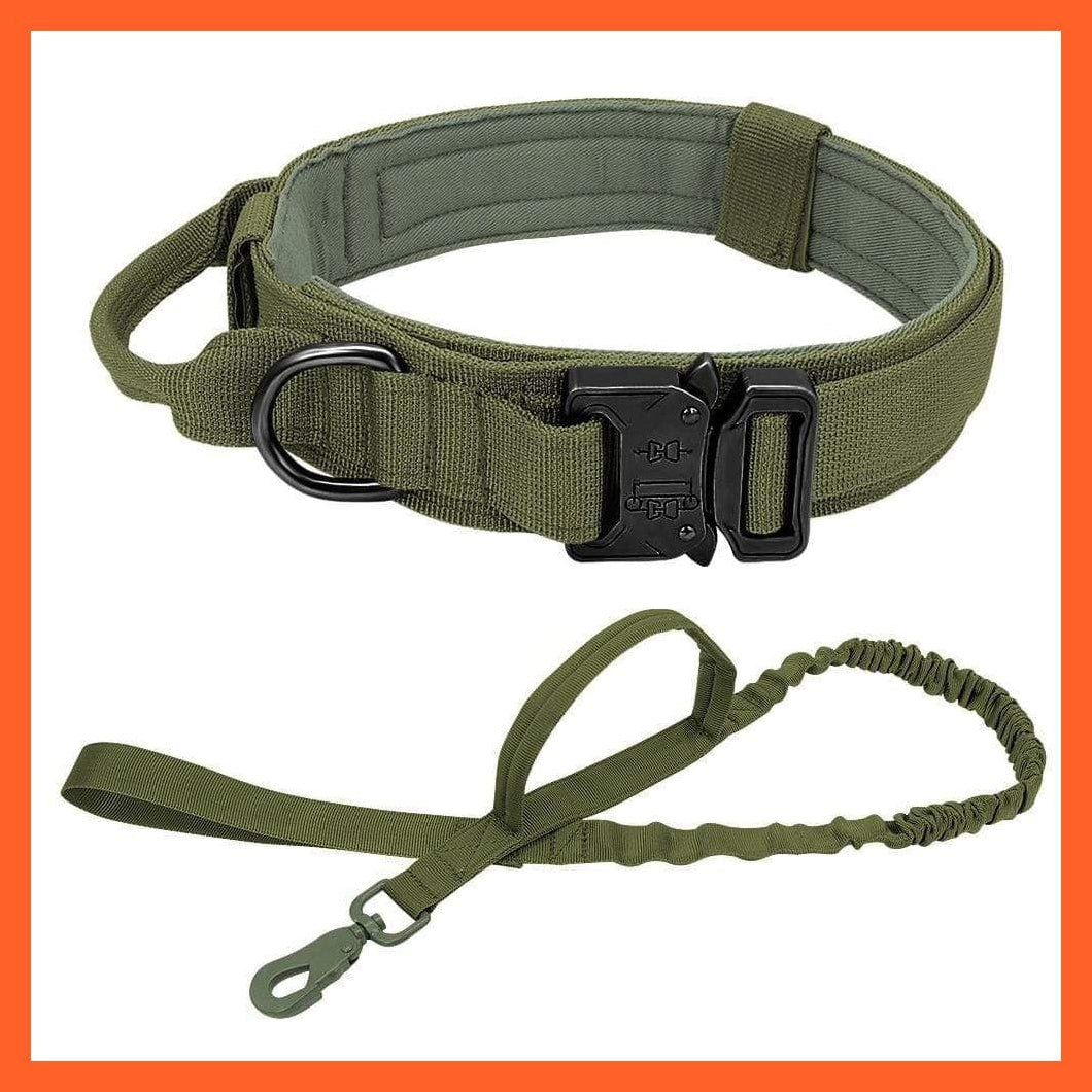 whatagift.com.au Copy of Nylon Military Durable Tactical Dog Collar | Tough Dog Collar With Training Control Adjustable Leash