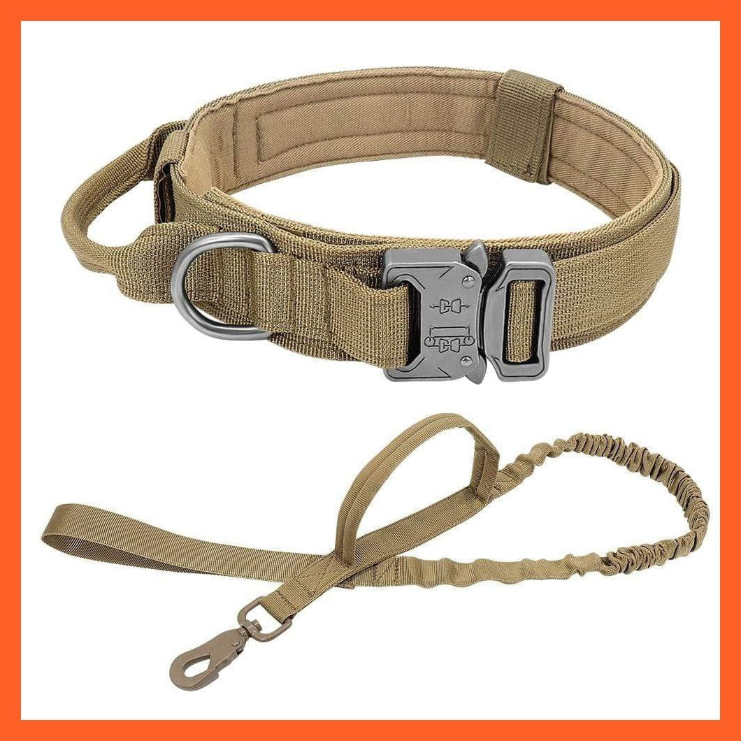 whatagift.com.au Copy of Nylon Military Durable Tactical Dog Collar | Tough Dog Collar With Training Control Adjustable Leash