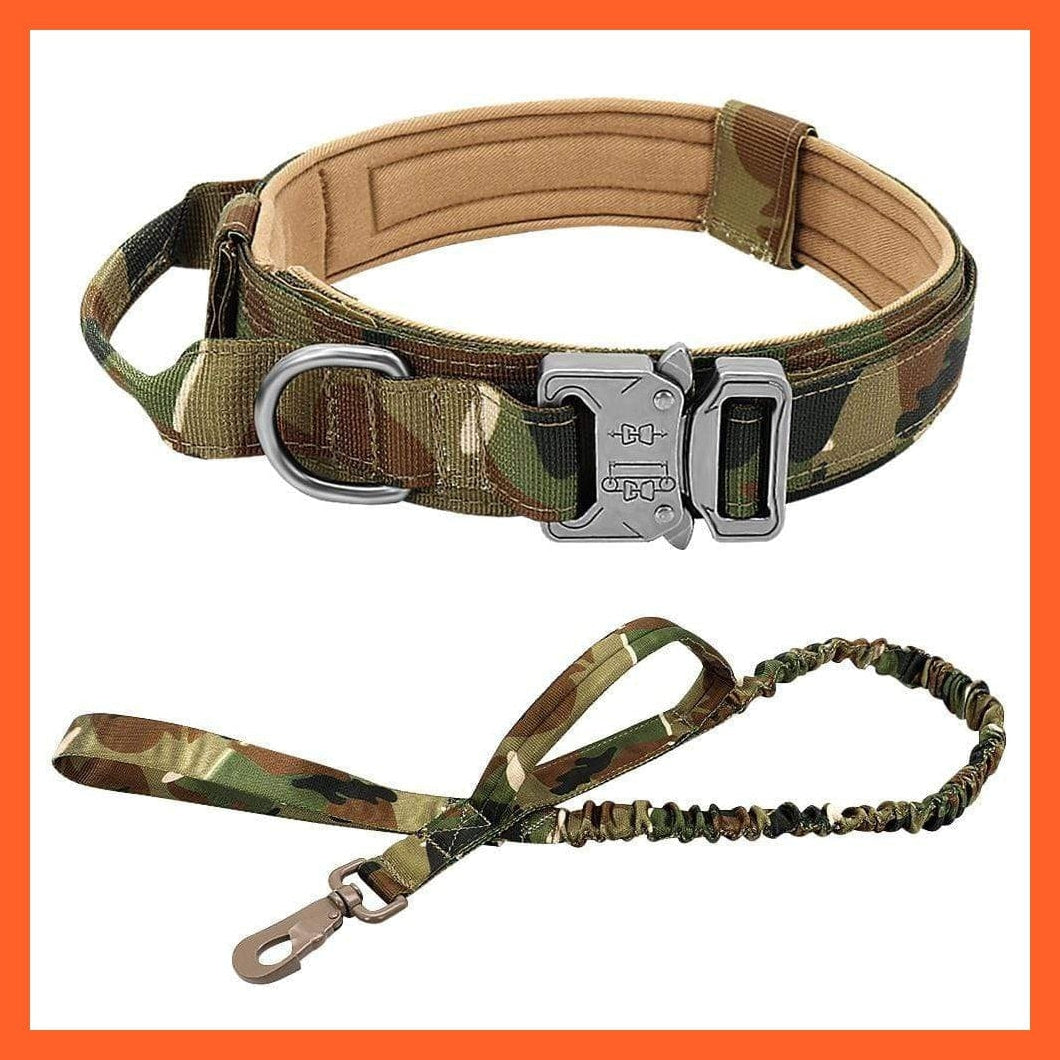 whatagift.com.au Copy of Nylon Military Durable Tactical Dog Collar | Tough Dog Collar With Training Control Adjustable Leash