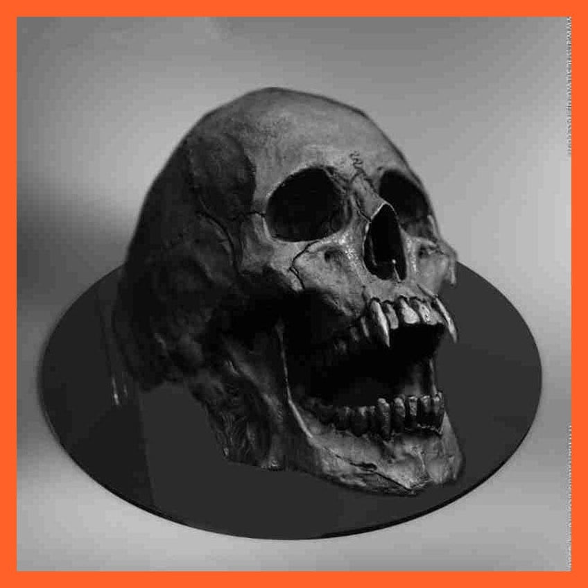 whatagift.com.au Copy of Old Vintage Vampire Skull Open Jaw Rings | Mens Skull Biker Rock Roll Gothic Boy Punk Jewelry Ring