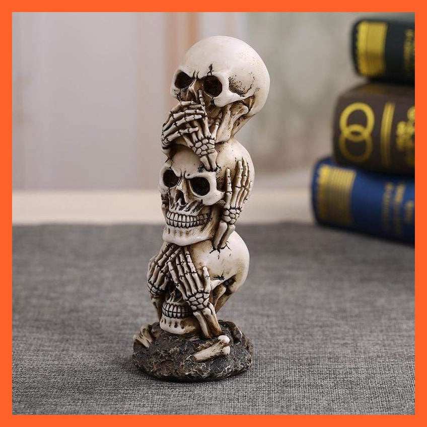 whatagift.com.au Copy of Quite Grinners Skull Statue