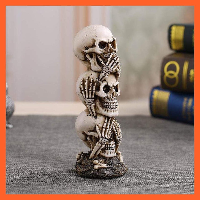 whatagift.com.au Copy of Quite Grinners Skull Statue