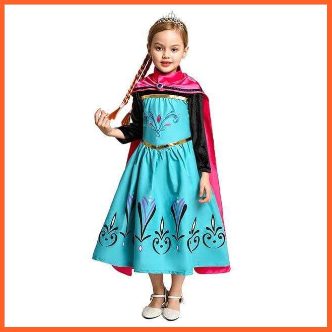 Cartoon Style Anna Elsa | Jasmine | Snow White | Tianna | Princess Cosplay For Costume Party | whatagift.com.au.