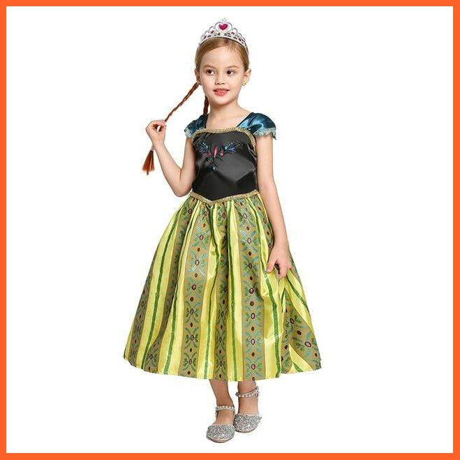 Cartoon Style Anna Elsa | Jasmine | Snow White | Tianna | Princess Cosplay For Costume Party | whatagift.com.au.