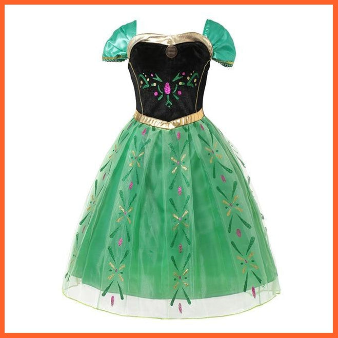 Cartoon Style Anna Elsa | Jasmine | Snow White | Tianna | Princess Cosplay For Costume Party | whatagift.com.au.