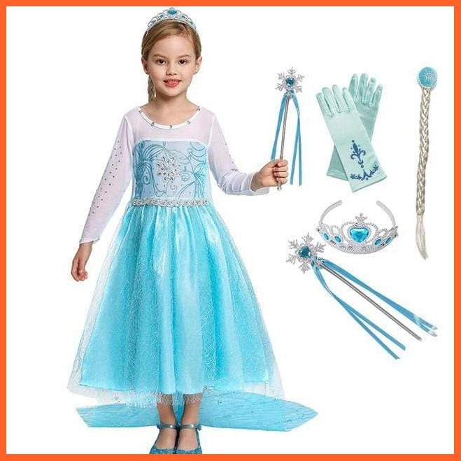 Cartoon Style Anna Elsa | Jasmine | Snow White | Tianna | Princess Cosplay For Costume Party | whatagift.com.au.