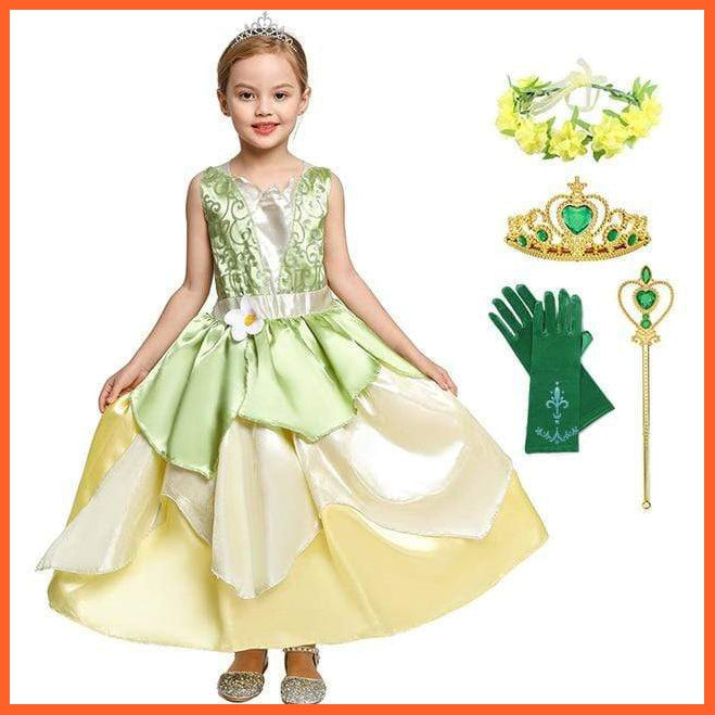 Cartoon Style Anna Elsa | Jasmine | Snow White | Tianna | Princess Cosplay For Costume Party | whatagift.com.au.
