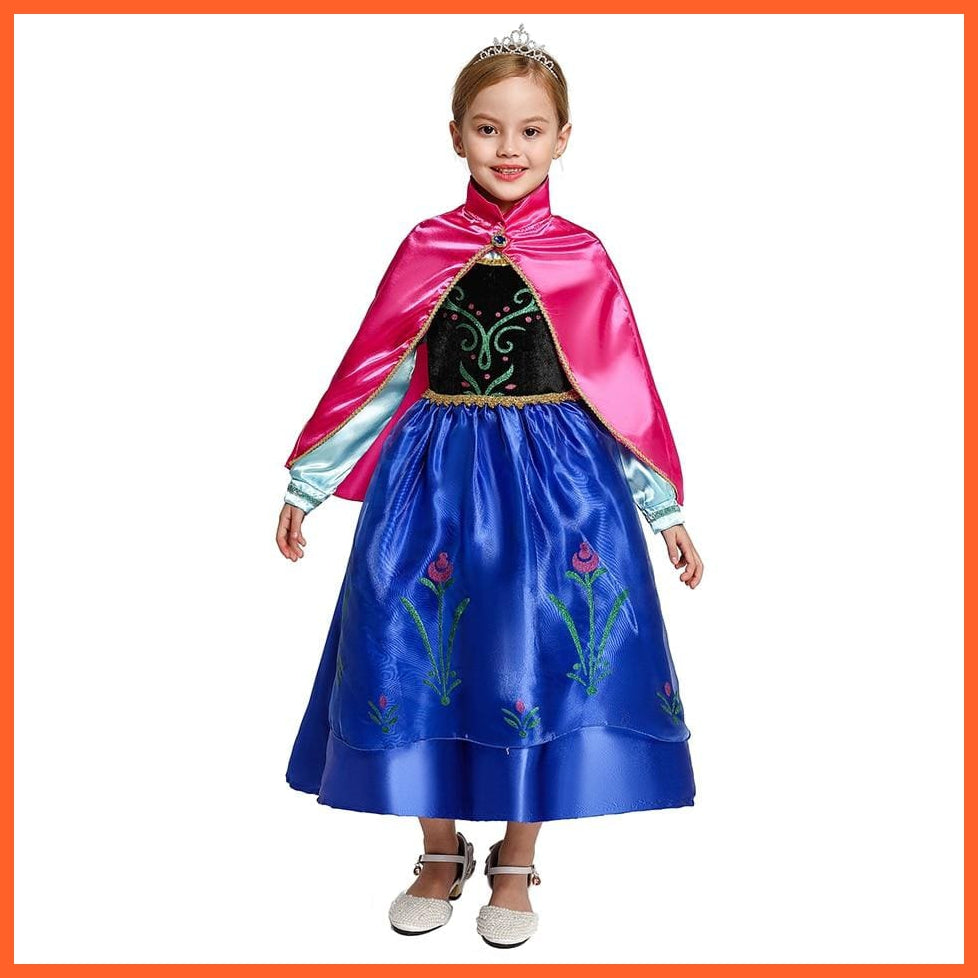 Cartoon Style Anna Elsa | Jasmine | Snow White | Tianna | Princess Cosplay For Costume Party | whatagift.com.au.