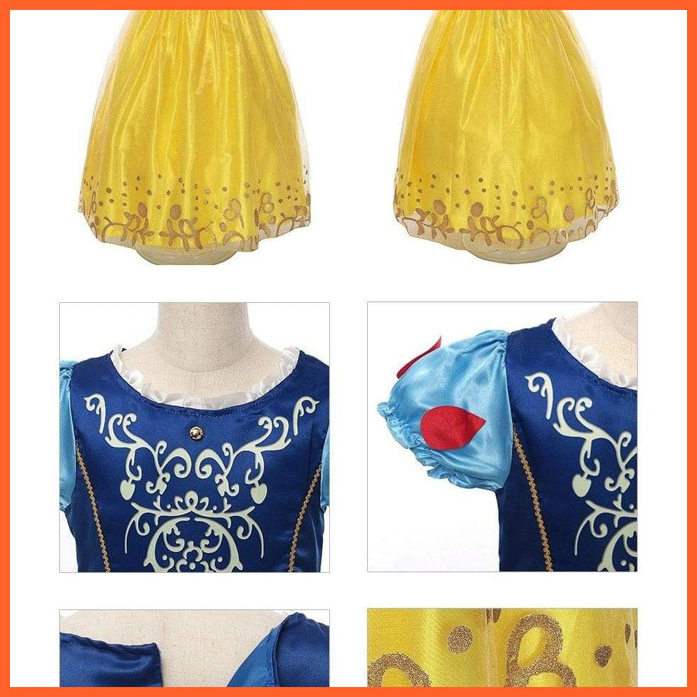 Cartoon Style Anna Elsa | Jasmine | Snow White | Tianna | Princess Cosplay For Costume Party | whatagift.com.au.