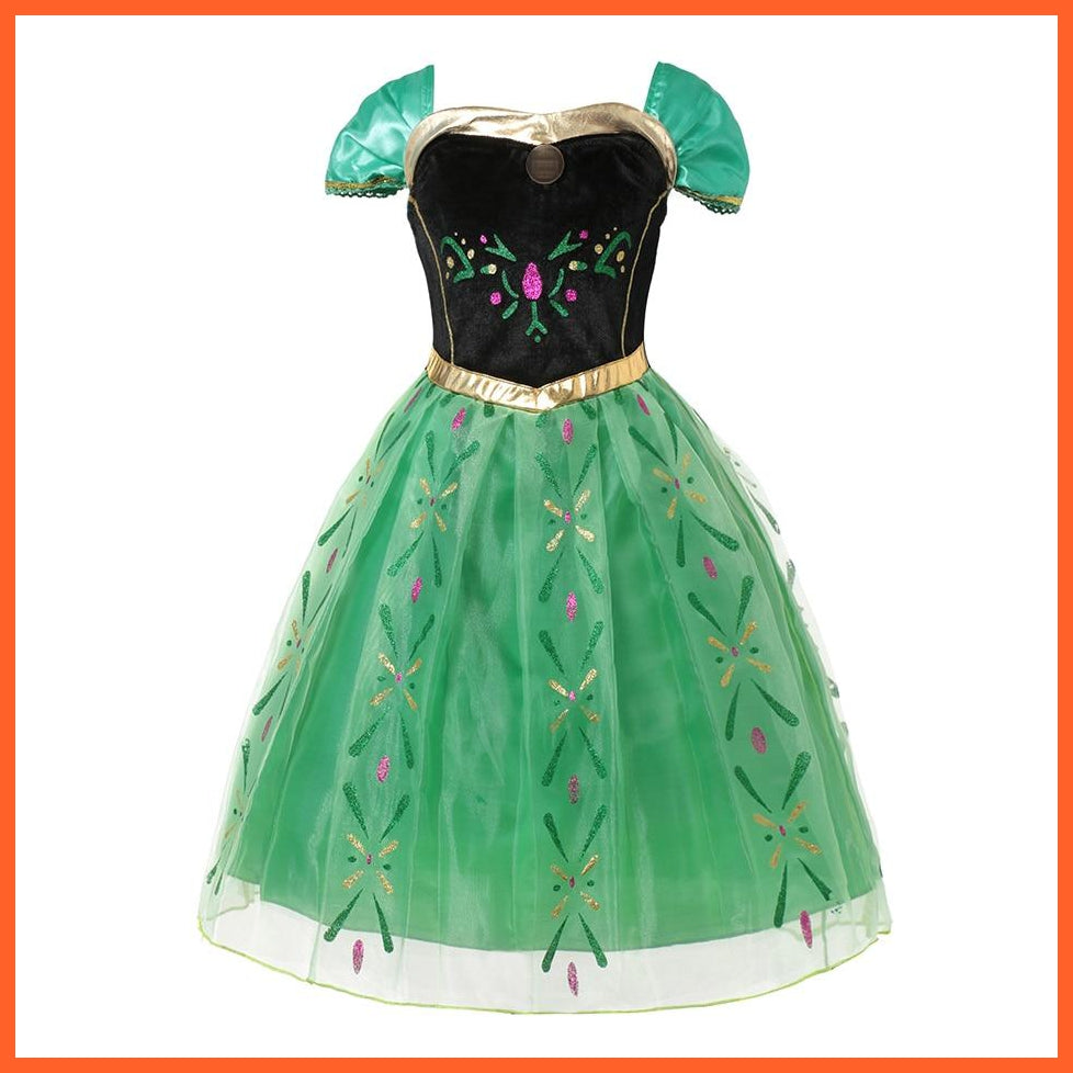 Cartoon Style Anna Elsa | Jasmine | Snow White | Tianna | Princess Cosplay For Costume Party | whatagift.com.au.