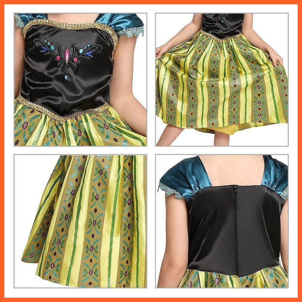 Cartoon Style Anna Elsa | Jasmine | Snow White | Tianna | Princess Cosplay For Costume Party | whatagift.com.au.