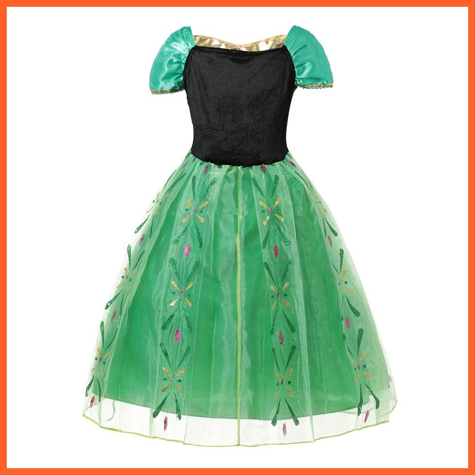 Cartoon Style Anna Elsa | Jasmine | Snow White | Tianna | Princess Cosplay For Costume Party | whatagift.com.au.