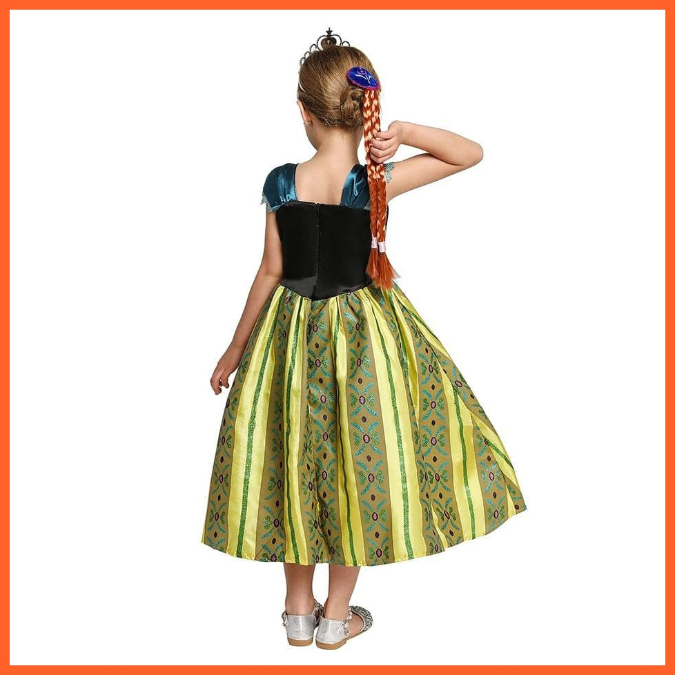 Cartoon Style Anna Elsa | Jasmine | Snow White | Tianna | Princess Cosplay For Costume Party | whatagift.com.au.