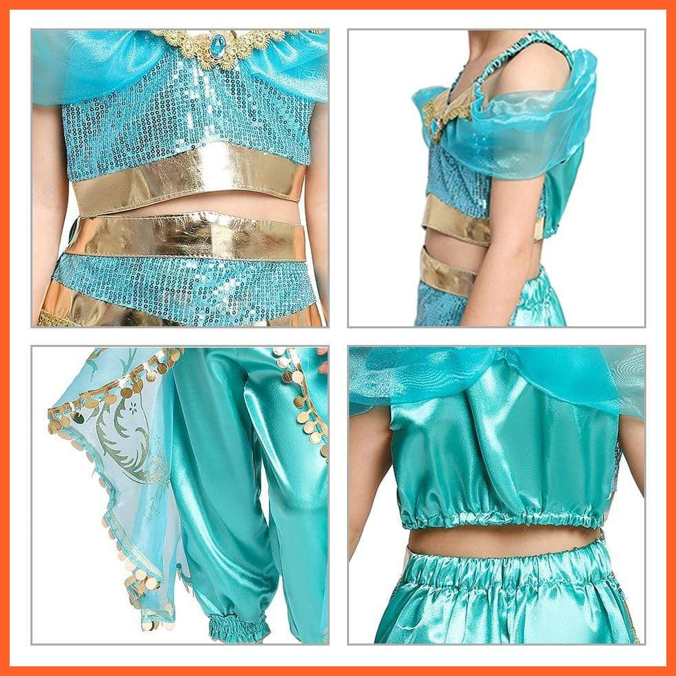 Cartoon Style Anna Elsa | Jasmine | Snow White | Tianna | Princess Cosplay For Costume Party | whatagift.com.au.
