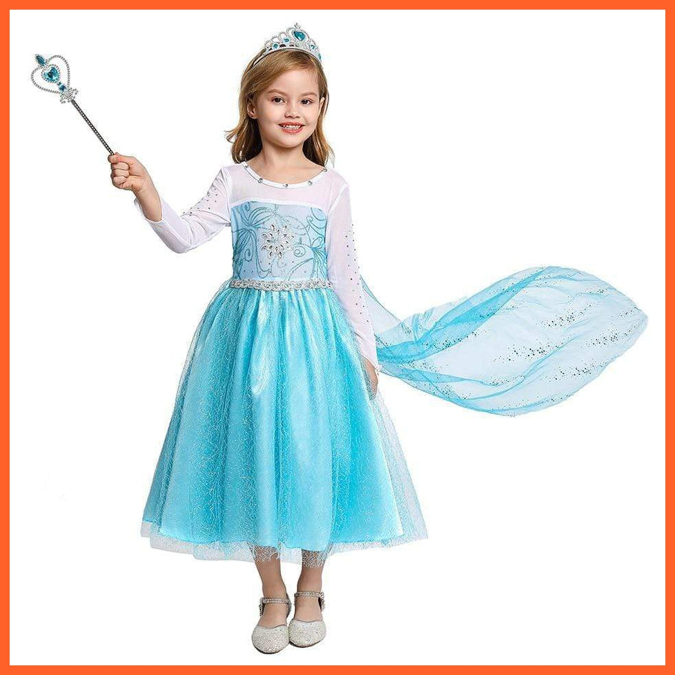 Cartoon Style Anna Elsa | Jasmine | Snow White | Tianna | Princess Cosplay For Costume Party | whatagift.com.au.