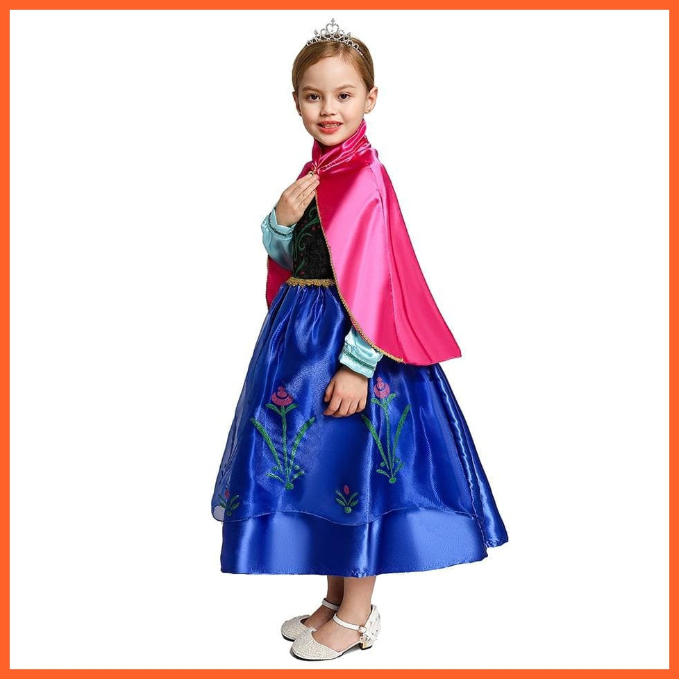 Cartoon Style Anna Elsa | Jasmine | Snow White | Tianna | Princess Cosplay For Costume Party | whatagift.com.au.