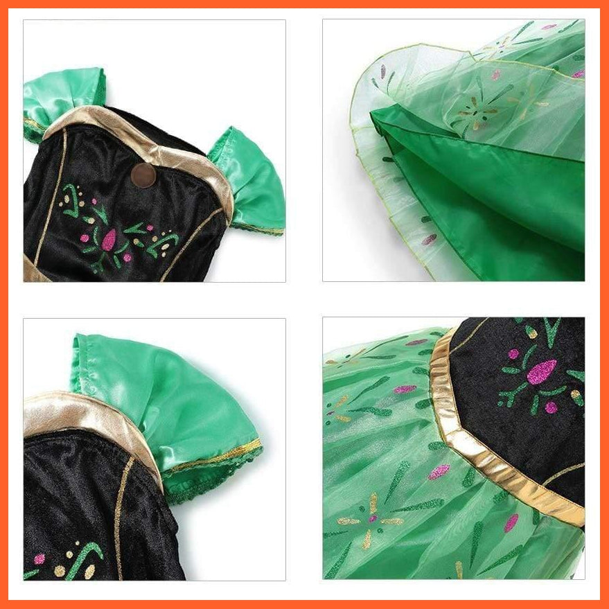 Cartoon Style Anna Elsa | Jasmine | Snow White | Tianna | Princess Cosplay For Costume Party | whatagift.com.au.