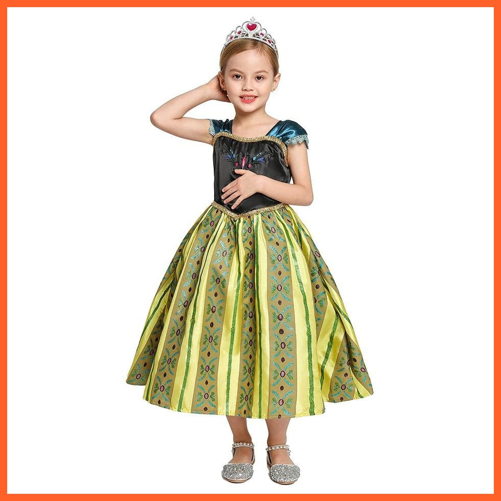 Cartoon Style Anna Elsa | Jasmine | Snow White | Tianna | Princess Cosplay For Costume Party | whatagift.com.au.