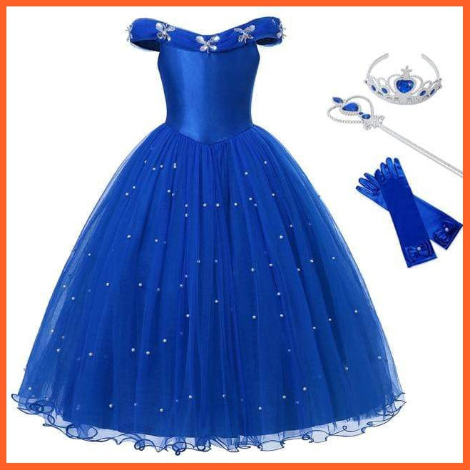 Princess Cinderella Style Blue Cosplay For Theme Party | whatagift.com.au.