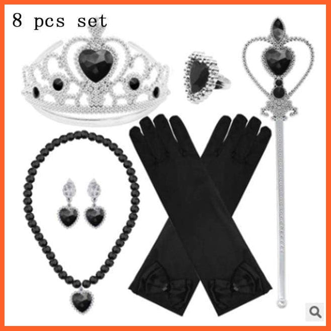 Maleficent Costume Dress Witch Princess Horns Mesh Skirts For Girls | Halloween Maleficent Cosplay Outfits | whatagift.com.au.