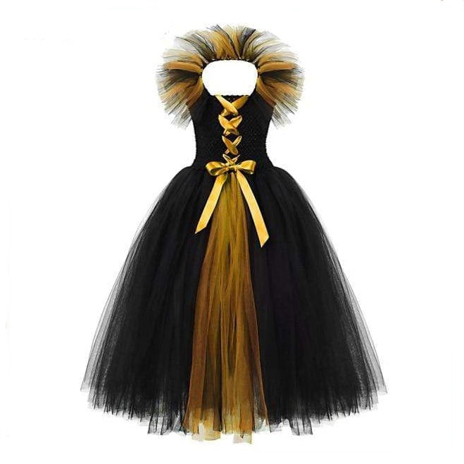 Maleficent Costume Dress Witch Princess Horns Mesh Skirts For Girls | Halloween Maleficent Cosplay Outfits | whatagift.com.au.