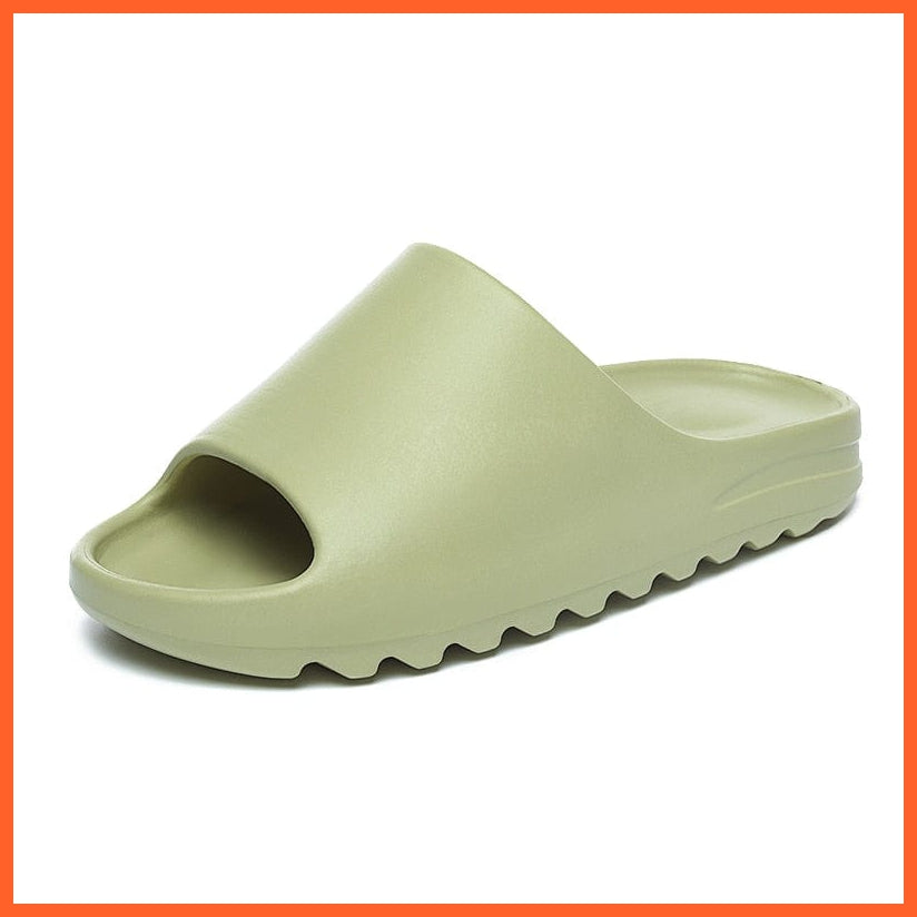whatagift.com.au Couple's Slippers Green / 36-37(EU34-35) Branded Women Men Slippers | Fashion Soft Casual Flip-flops Summer Beach Sandals