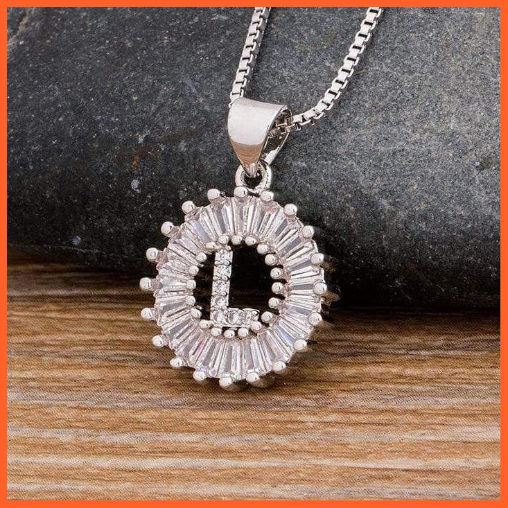 Charming Gold/Silver Plated Letter Pendants & Necklace | whatagift.com.au.