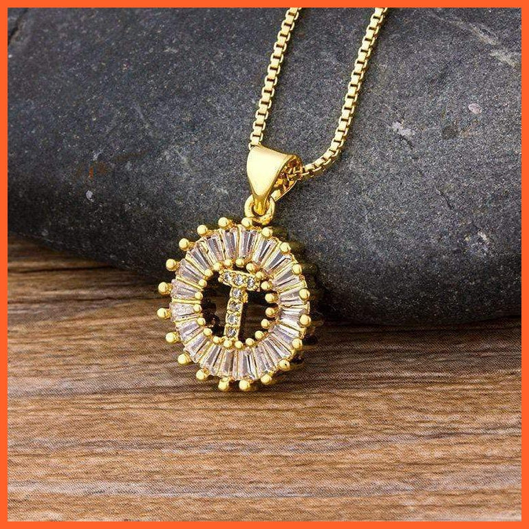 Charming Gold/Silver Plated Letter Pendants & Necklace | whatagift.com.au.