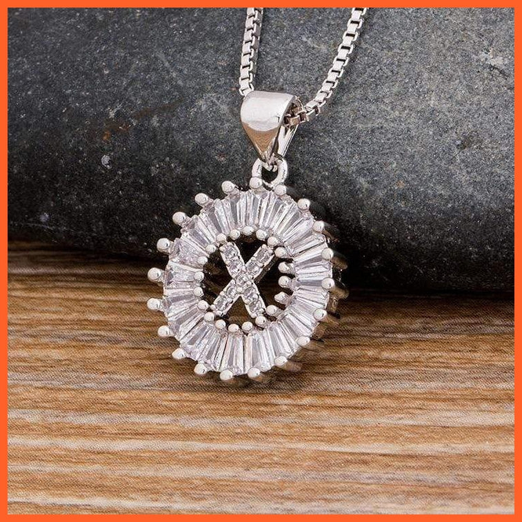 Charming Gold/Silver Plated Letter Pendants & Necklace | whatagift.com.au.