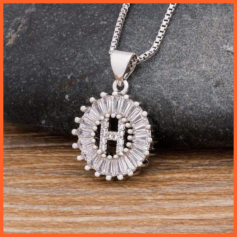 Charming Gold/Silver Plated Letter Pendants & Necklace | whatagift.com.au.