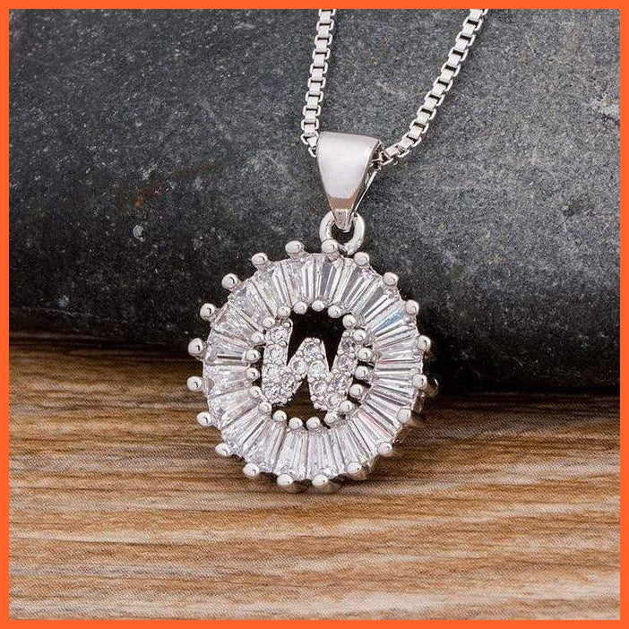 Charming Gold/Silver Plated Letter Pendants & Necklace | whatagift.com.au.