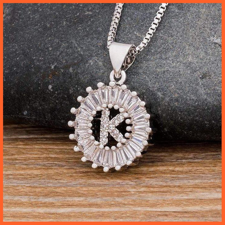 Charming Gold/Silver Plated Letter Pendants & Necklace | whatagift.com.au.