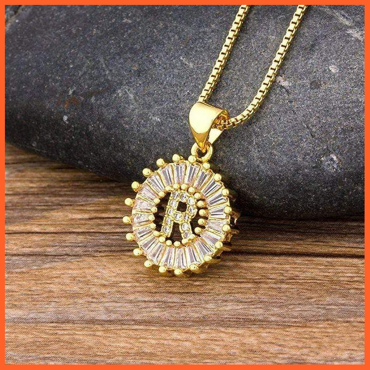 Charming Gold/Silver Plated Letter Pendants & Necklace | whatagift.com.au.