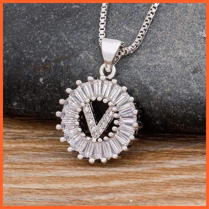 Charming Gold/Silver Plated Letter Pendants & Necklace | whatagift.com.au.