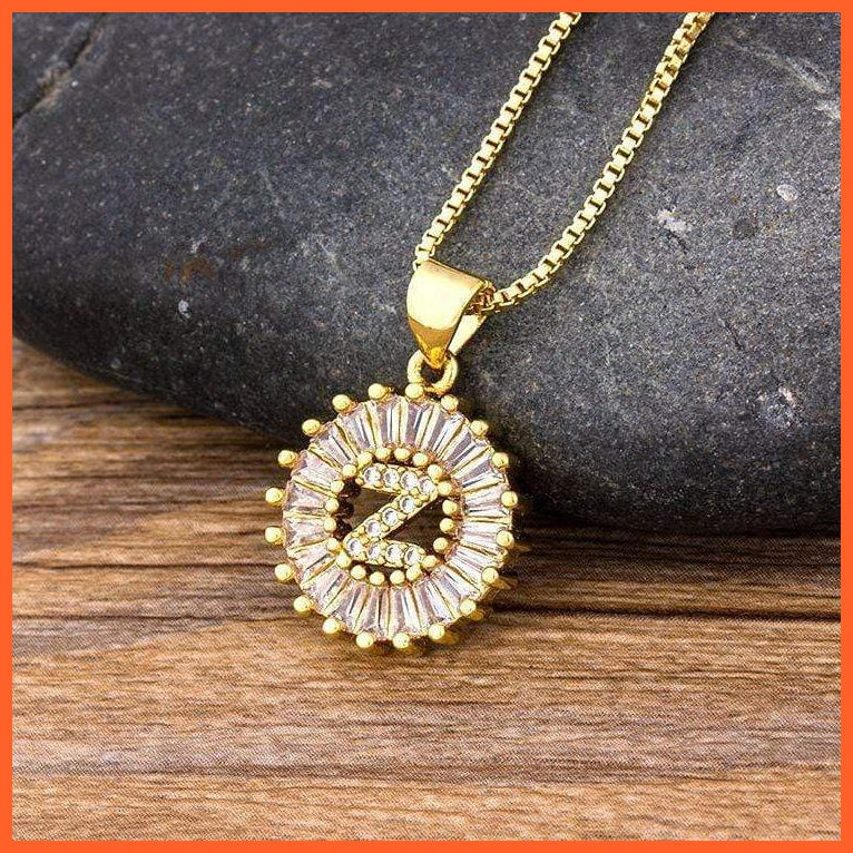 Charming Gold/Silver Plated Letter Pendants & Necklace | whatagift.com.au.