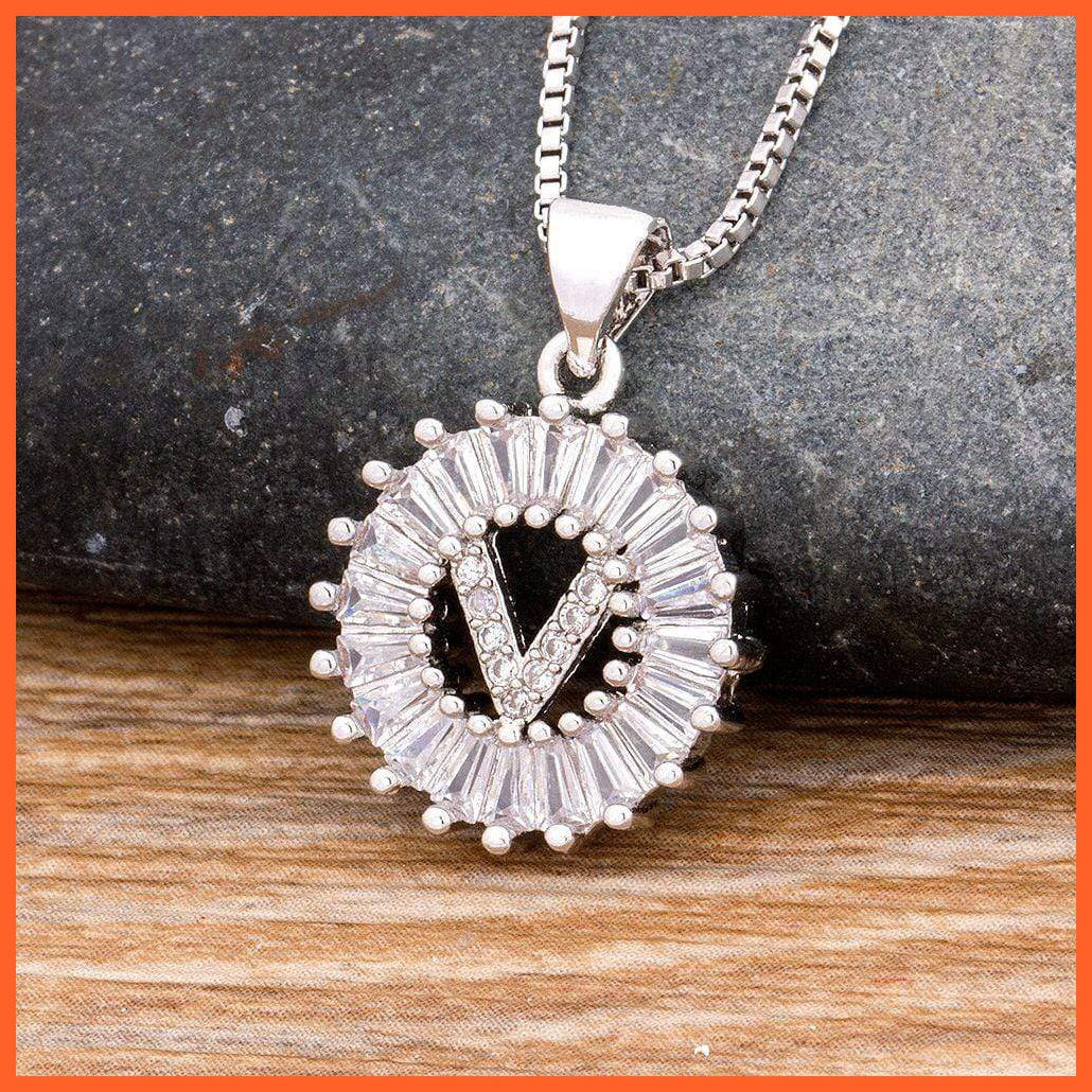 Charming Gold/Silver Plated Letter Pendants & Necklace | whatagift.com.au.