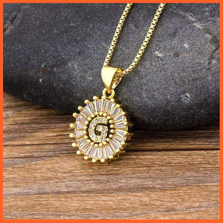 Charming Gold/Silver Plated Letter Pendants & Necklace | whatagift.com.au.