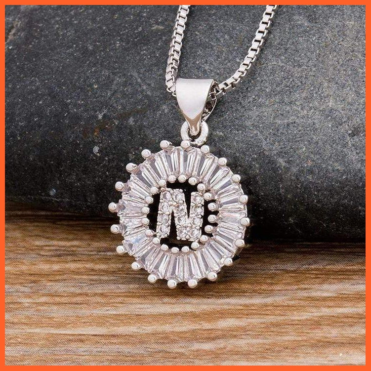 Charming Gold/Silver Plated Letter Pendants & Necklace | whatagift.com.au.