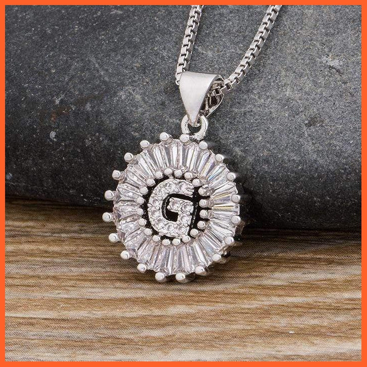 Charming Gold/Silver Plated Letter Pendants & Necklace | whatagift.com.au.