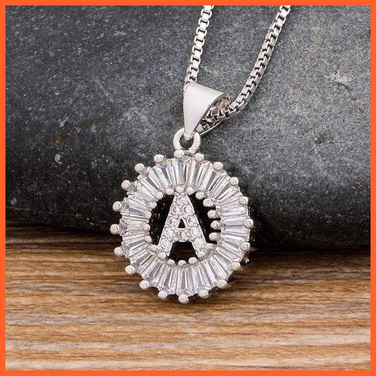 Charming Gold/Silver Plated Letter Pendants & Necklace | whatagift.com.au.
