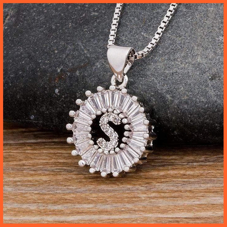 Charming Gold/Silver Plated Letter Pendants & Necklace | whatagift.com.au.