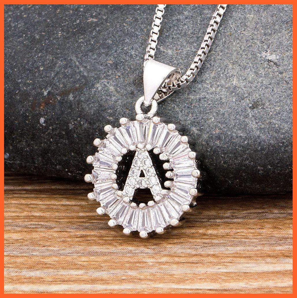 Charming Gold/Silver Plated Letter Pendants & Necklace | whatagift.com.au.