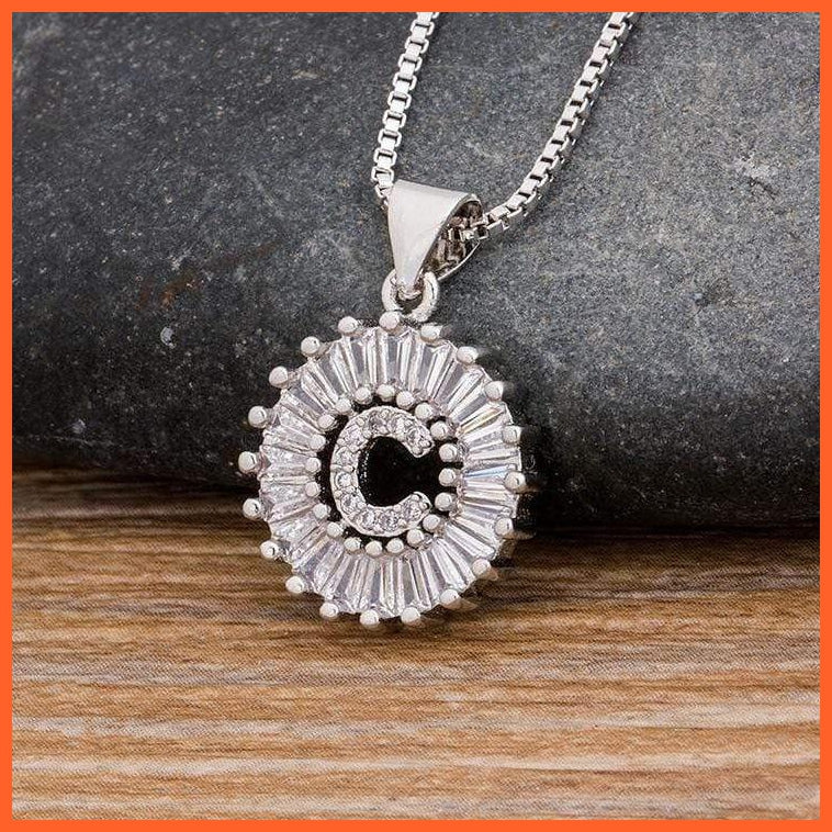 Charming Gold/Silver Plated Letter Pendants & Necklace | whatagift.com.au.
