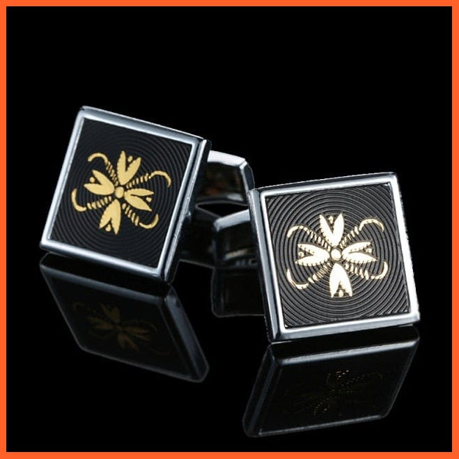 Quality Gold Color Cufflinks | Retro Pattern Poker Bird Knot Fish Bullet French Shirt Cuffs Suit Accessories Wedding Jewellery | whatagift.com.au.