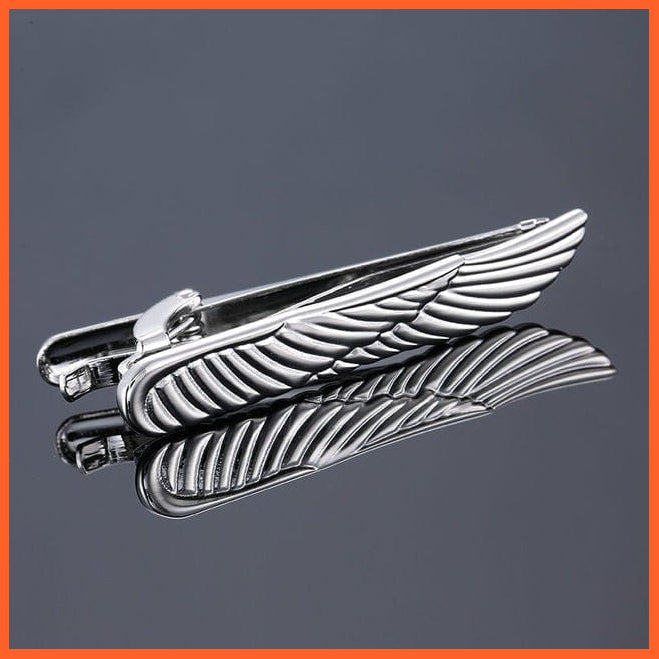 Men Novel Tie Clip Necktie Feather Archor Mustache Tie Clip | High-Quality Bar Clasp Cufflinks For Men | whatagift.com.au.