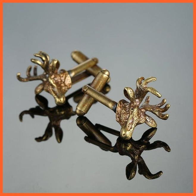 Fashion Mens New Arrival Animal Cufflinks Novelty Black Dog Fish Deer Tortoise Design Gift For Men | whatagift.com.au.